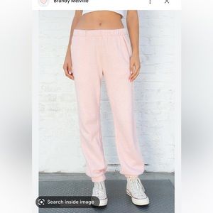 Brandy melville rosa sweatpants